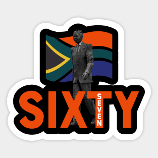 Nelson Mandela - Happy Birthday Sticker